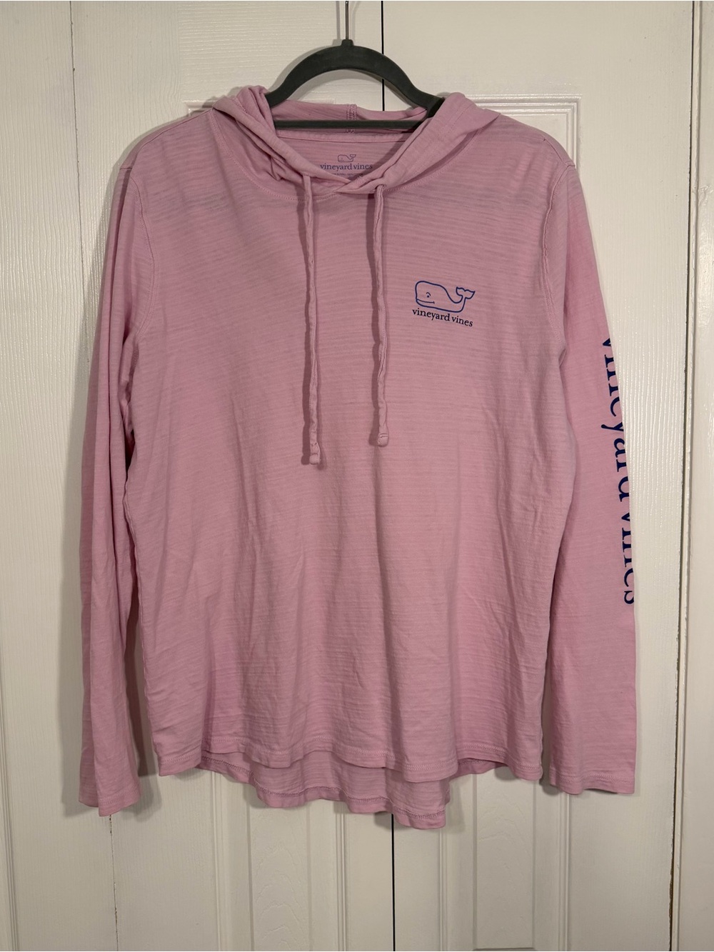 Vineyard Vines Lightweight Hoodie Size L Pink